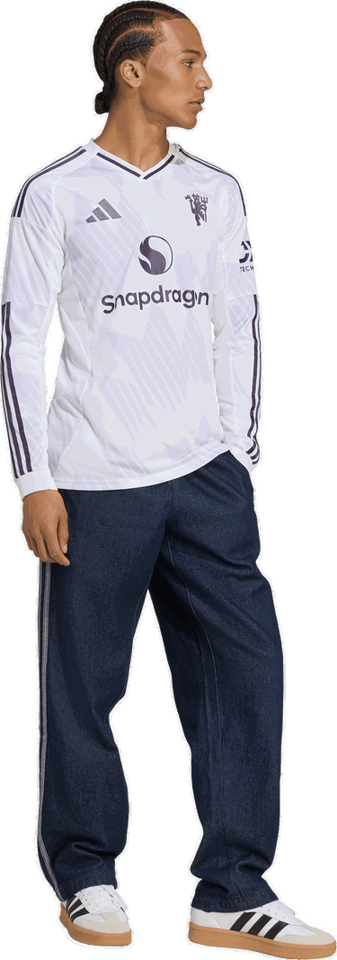 Dres adidas Originals Manchester United FC 2025/26 Away Jersey Biela | jp3025, 5
