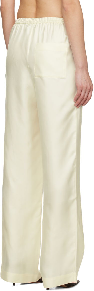 Nohavice Loulou de Saison Loulou de Saison Alera Silk Straight-Leg Trousers Žltá | ALERA, 2