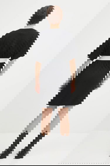 Šaty Maison Margiela MM6 Maison Margiela Mini Cotton T-Shirt Dress Čierna | S52DA0063, 2