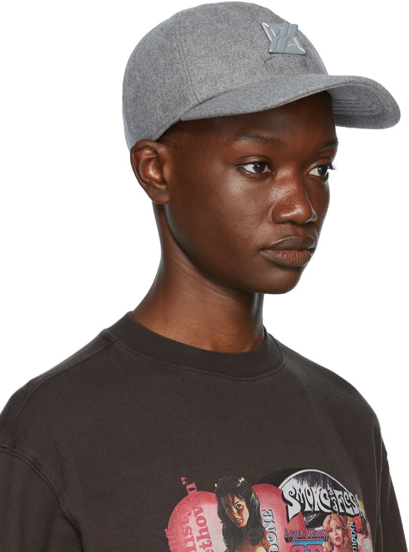 Šiltovka We11done Flannel Padded Cap Šedá | WD-AH3-21-447-U-MG, 1