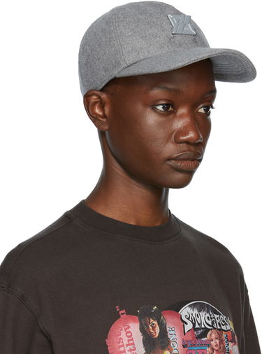 Šiltovka We11done Flannel Padded Cap Šedá | WD-AH3-21-447-U-MG, 1