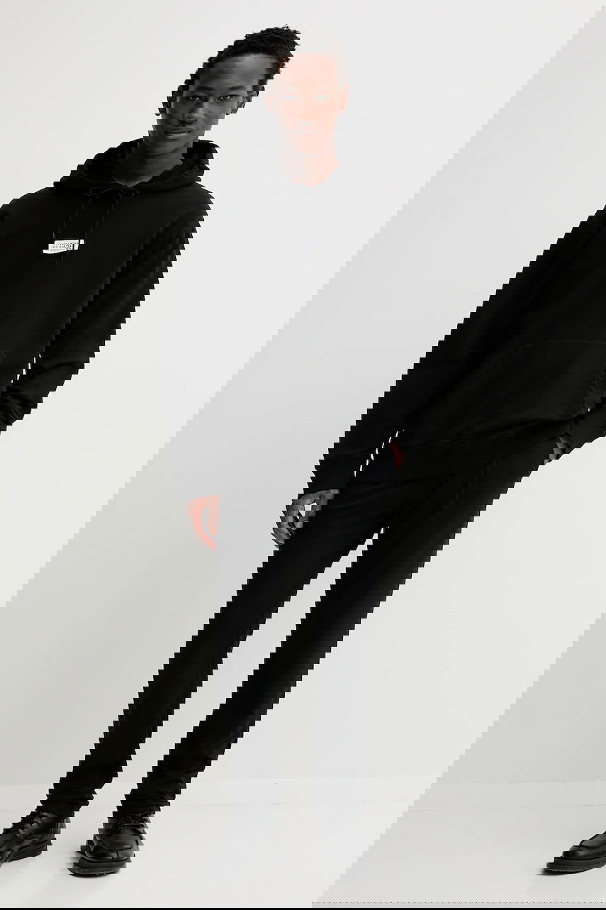 Mikina Maison Margiela Smooth Hooded Sweatshirt MM6 Maison Margiela x MM6 Wardro Čierna | SH0GU0033.M25025.900, 1