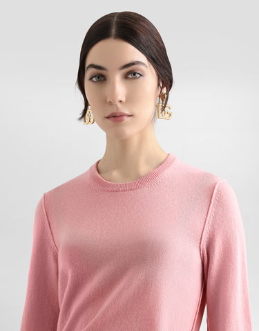 Sveter Dolce & Gabbana Dolce & Gabbana Cashmere Sweater With Inside-out Seams Ružová | FXX48TJBW0BF0473, 3