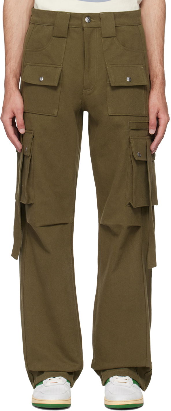 Cargo nohavice Rhude Pockets Cargo Pants Zelené | RHPS24PA02320024