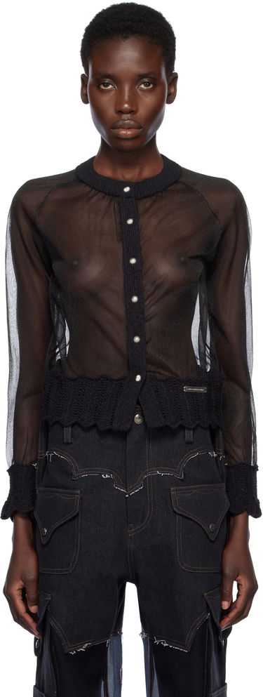 Sveter Andersson Bell Andersson Bell Sheer Knit Cardigan Čierna | atb1327w, 0