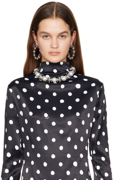Náramok Marc Jacobs Marc Jacobs 'The Pearl Dot Statement' Necklace Metalická | 2R3JNC001J52, 1