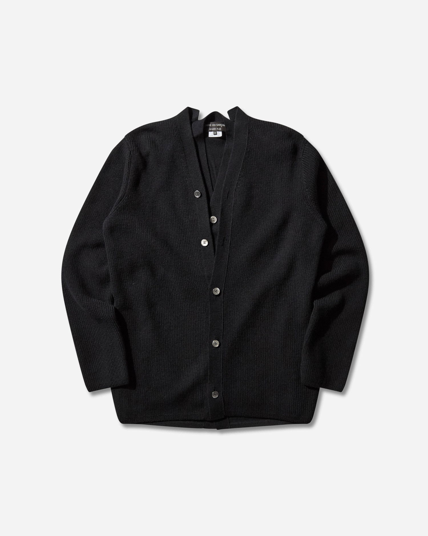 Sveter Comme des Garçons Double Layered Wool Cardigan Čierna | PP-N007-W25 1, 1