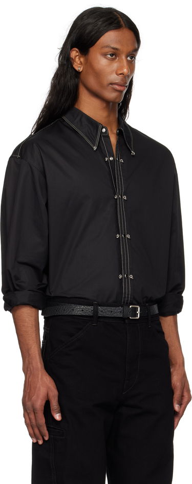 Košeľa LEMAIRE Lemaire Embellished Metal Shirt Čierna | SH1147 LF1207, 1