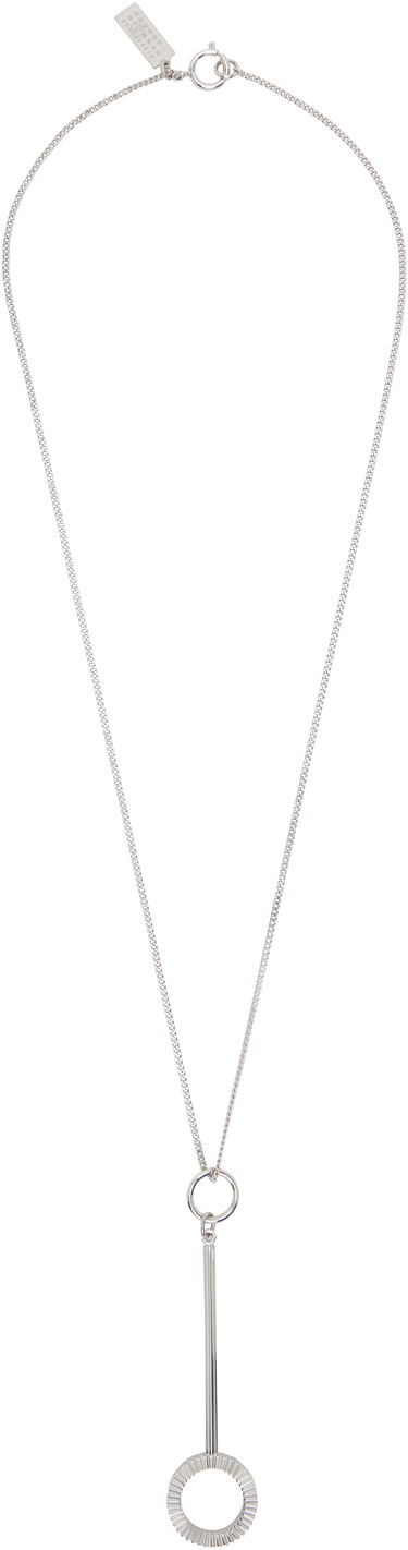 Náhrdelník Maison Margiela MM6 Maison Margiela Curb Chain Pendant Necklace Metalická | SM7UU0076 P7352, 0