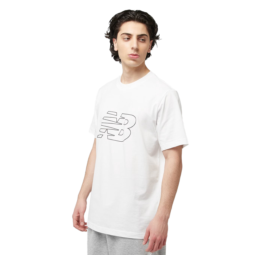 Tričko New Balance Flying NB T-Shirt Biela | MT43931-WT