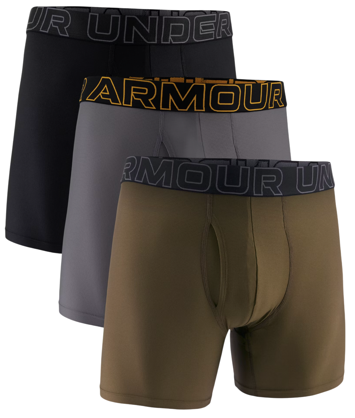 Boxerky Under Armour Under Armour SOLID 6in 3-Pack Boxer Shorts Rôznofarebný | 1383884-308, 0