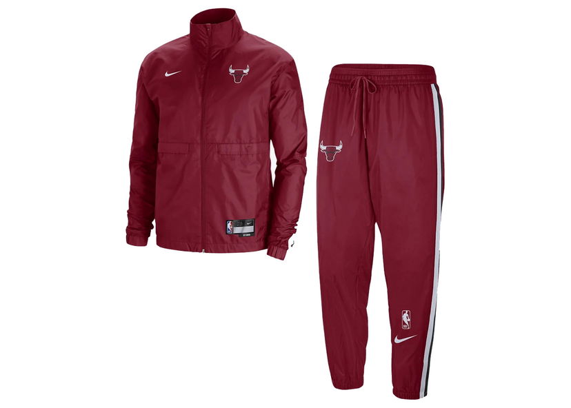 Športový doplnok Nike NBA Chicago Bulls Courtside City Edition Tracksuit Vínová | DN9922-698