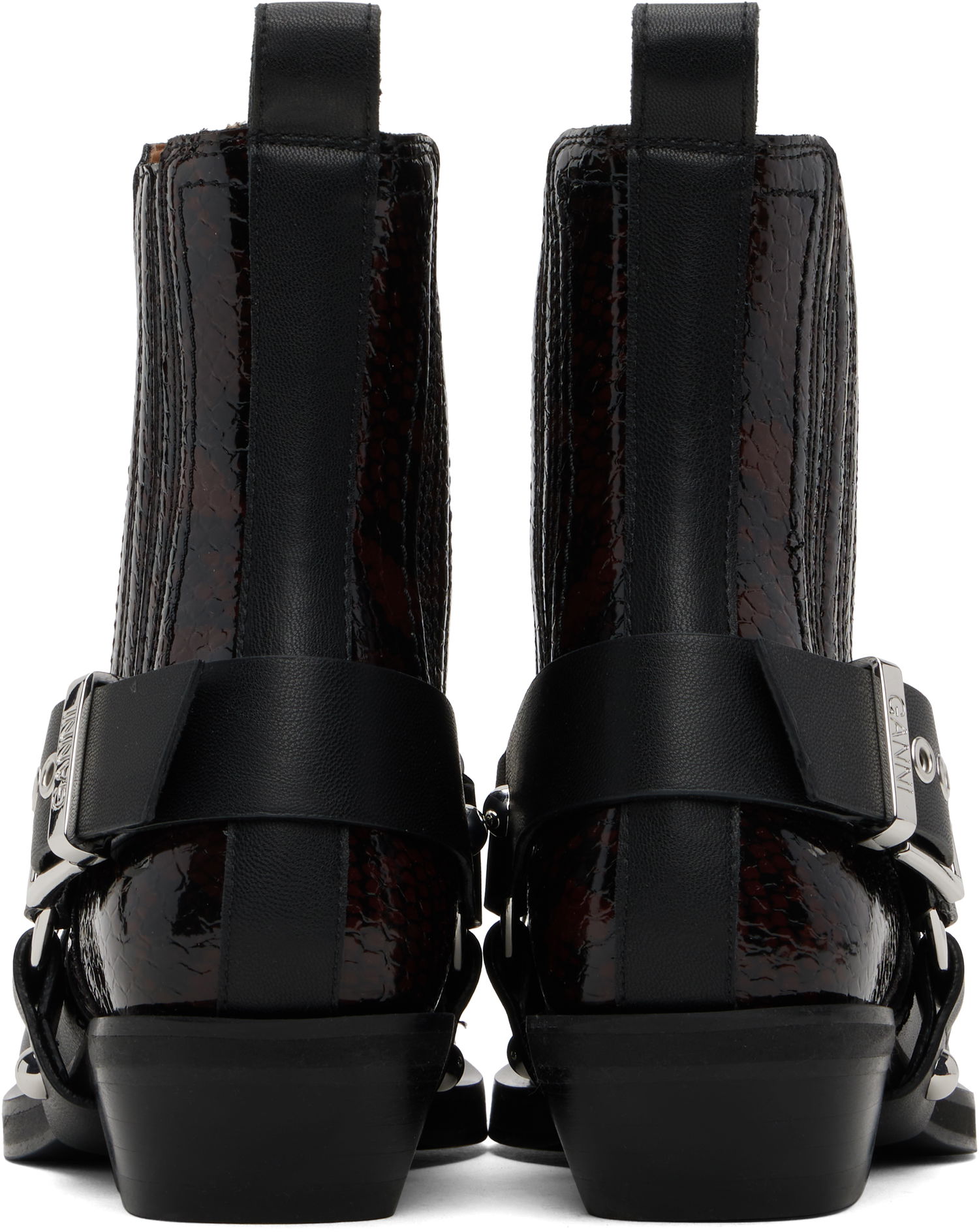 Doplnky GANNI GANNI Low Cut Western Chelsea Boots Čierna | S2855, 1