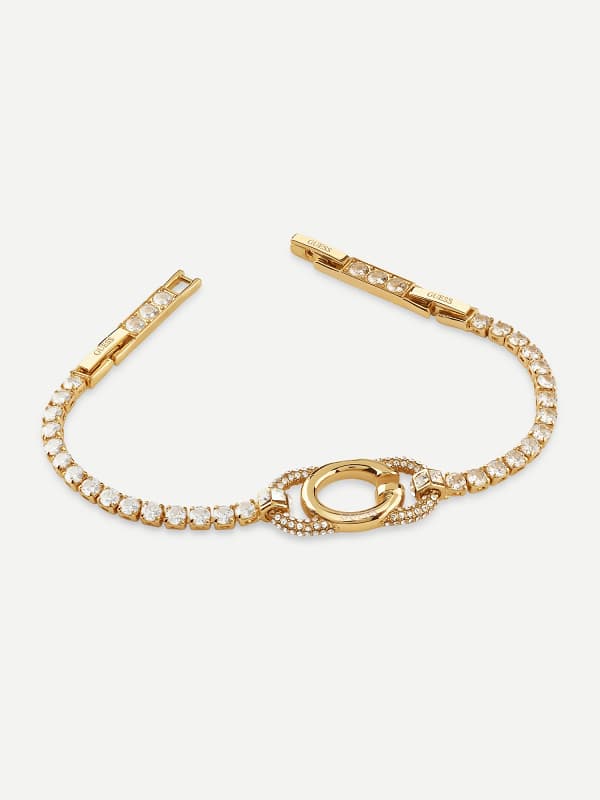 Náramok GUESS Sparkling Crystal Gold-Tone Bracelet Metalická | JUBB04508JW