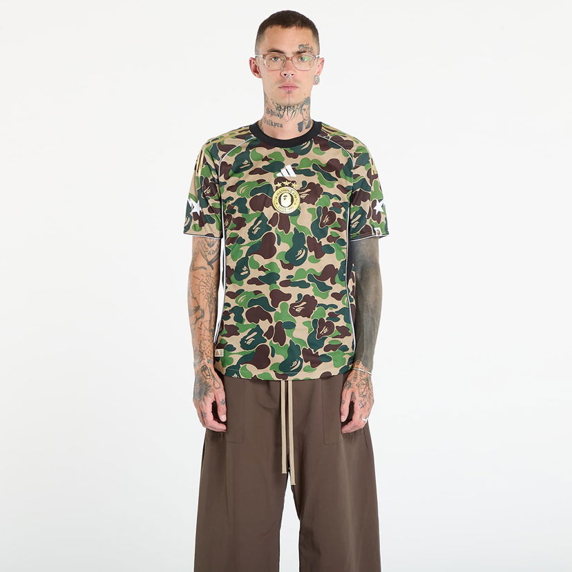 Tričko adidas Originals adidas x Bape Jersey T-Shirt Zelené | KB2202