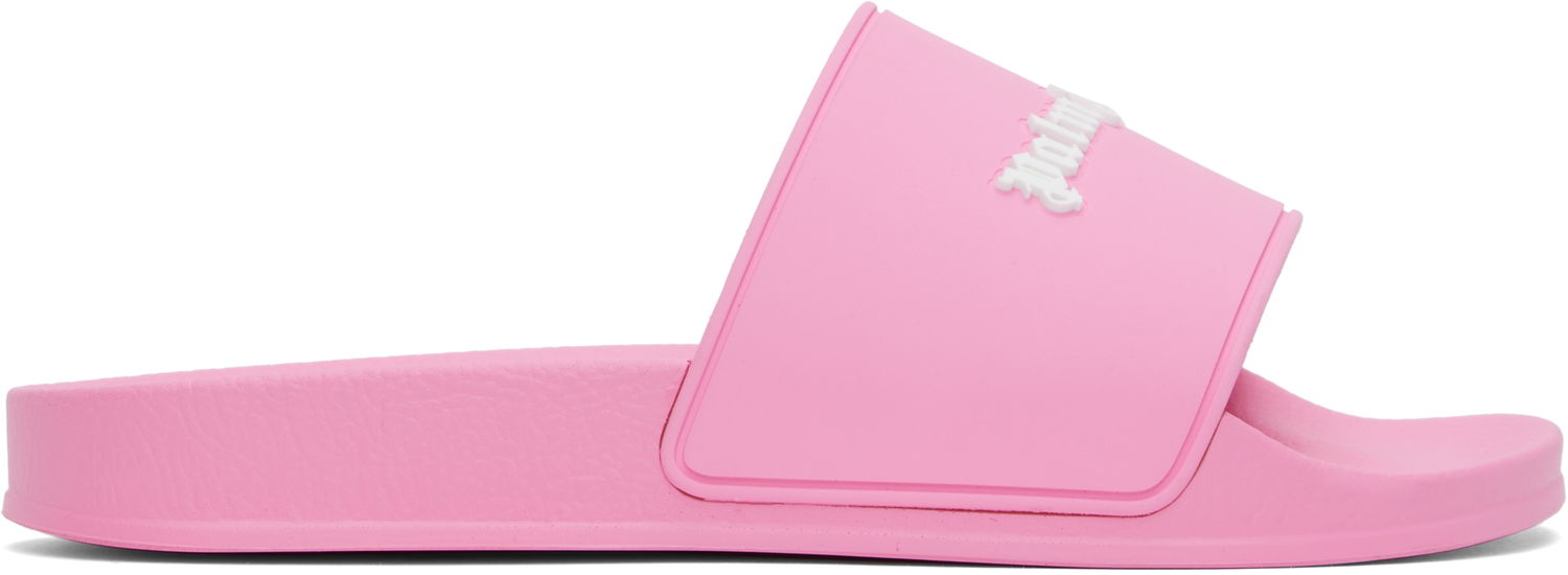 Tenisky a topánky Palm Angels Logo Pool Slides Ružová | PWIC013C99MAT0016868, 0