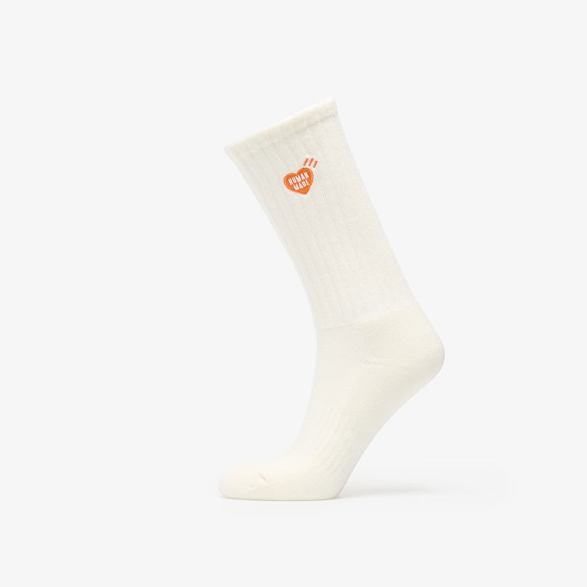 Ponožky Human Made HUMAN MADE Pile Socks 1-pack Biela | HM30GD064WH