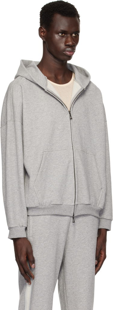 Mikina John Elliott John Elliott Frances Full Zip Hoodie Šedá | B290B43541U, 1