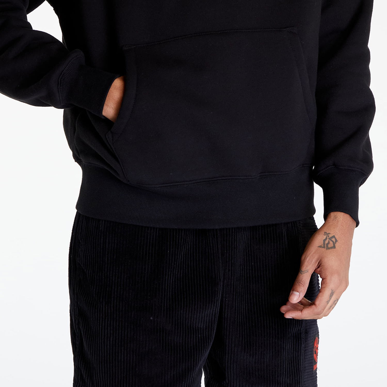 Mikina Pleasures Cafe Hoodie Čierna | P24SP026 BLACK, 1