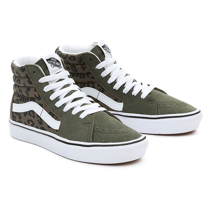 Tenisky a topánky Vans Comfycush Sk8-Hi Grape Leaf Zelené | VN0A7TNOKCZ