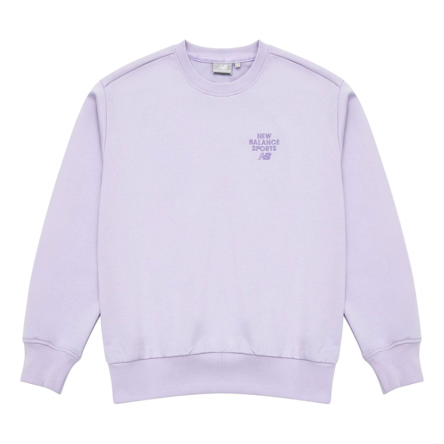 Sveter New Balance Logo Print Pullover Fialová | 5CD12152-DV, 0
