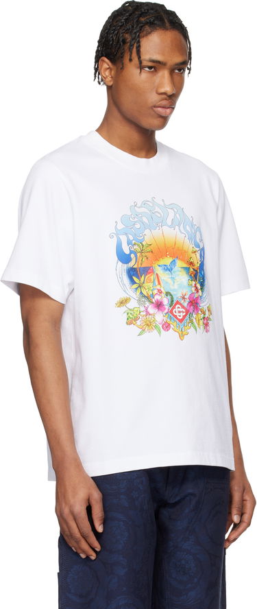 Tričko Casablanca Casablanca Surf Trip Graphic T-Shirt Biela | MS25-JTS-001-04, 1