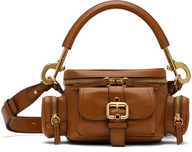 Taška cez rameno CHLOÉ Small Camera Shoulder Bag Hnedá | CHC24AS534N83, 0