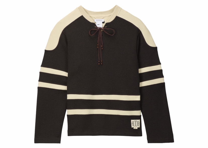 Sveter Nike BODE x Lacing Knit Brown/Cream Hnedá | FJ0217-235