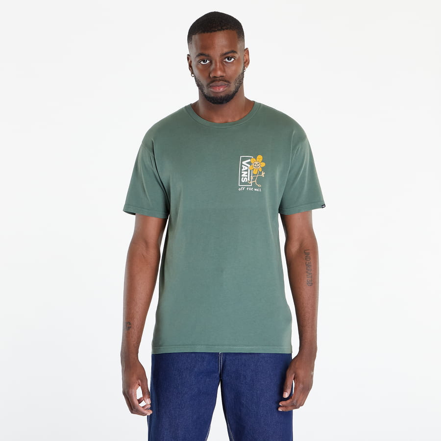 Tričko Vans Trippy Grin Floral Tee Zelené | VN0A7S77YQW1, 1