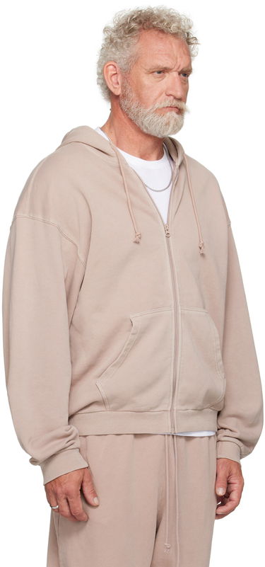 Mikina SKIMS Terry Relaxed Fit Zip Hoodie Šedá | TP-ZUP-5254M, 4