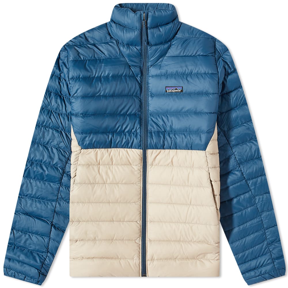 Prešívaná bunda Patagonia Down Sweater Jacket Modrá | 84675-ORTN, 0