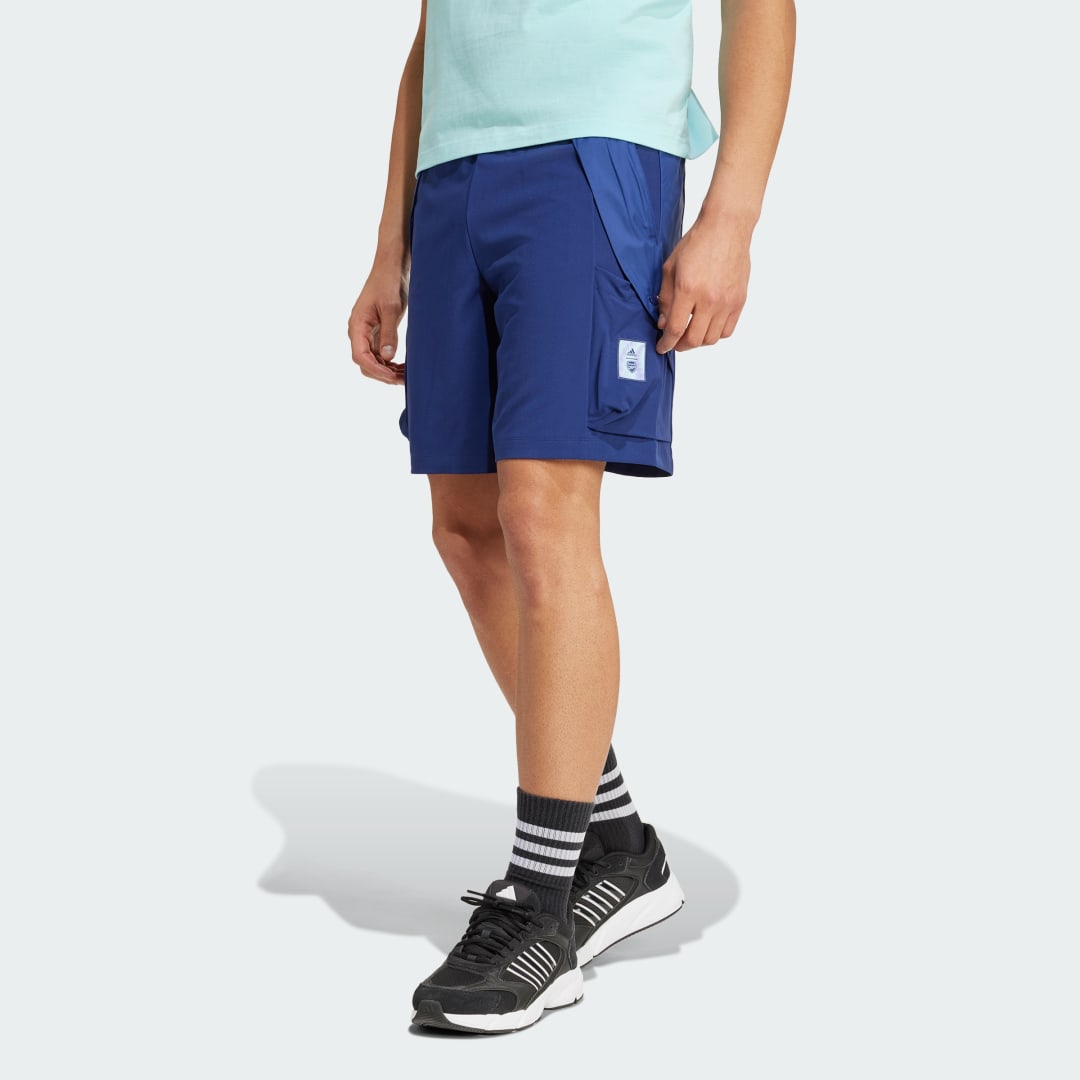 Šortky adidas Performance Arsenal Seasonal Cargo Shorts Modrá | IT4087, 1