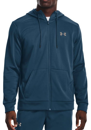 Mikina Under Armour Hoodie Armour Fleece Modrá | 1373357-437, 0