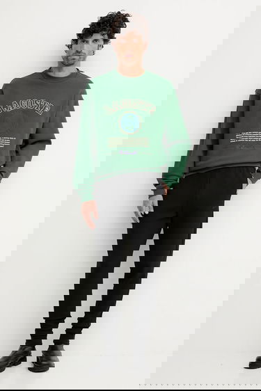 Mikina Lacoste Tennis Heritage Embroidered Sweatshirt Zelené | SH5888, 1