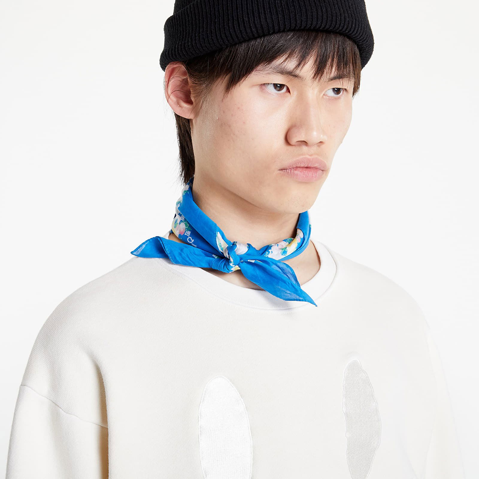 Smiley Oversized Crewneck Sweatshirt