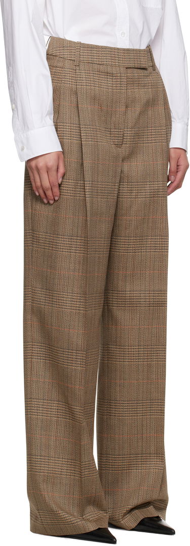 Nohavice Róhe Róhe Mid-Waist Tailored Trousers Hnedá | 416-30-080, 1