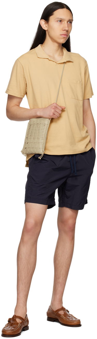 Šortky Universal Works Universal Works Beach Shorts Navy | 28533, 3
