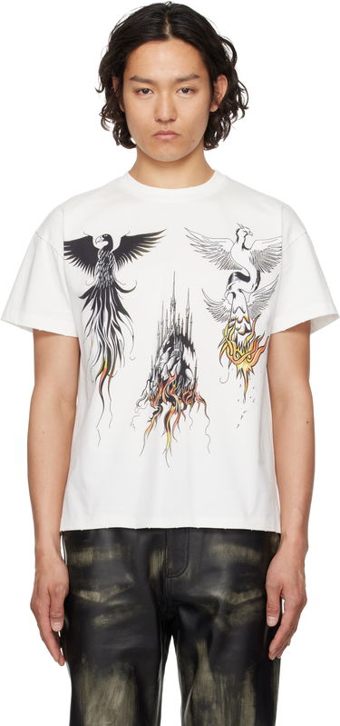 Tričko Who Decides War Who Decides War Nefarious Graphic Short Sleeve T-Shirt Biela | 1110380001SS25, 0