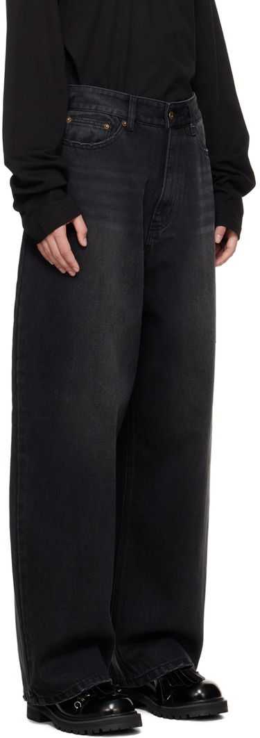 Džínsy We11done We11done Washed Loose-Fit Jeans Čierna | WD-DP2-24-349-W-BK, 1