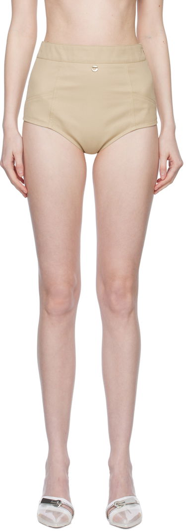 Šortky Coperni Coperni High-Waisted Shorts Béžová | COPP30BIS202, 0