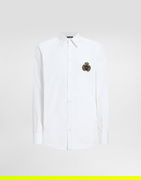 Cotton Shirt With Patch