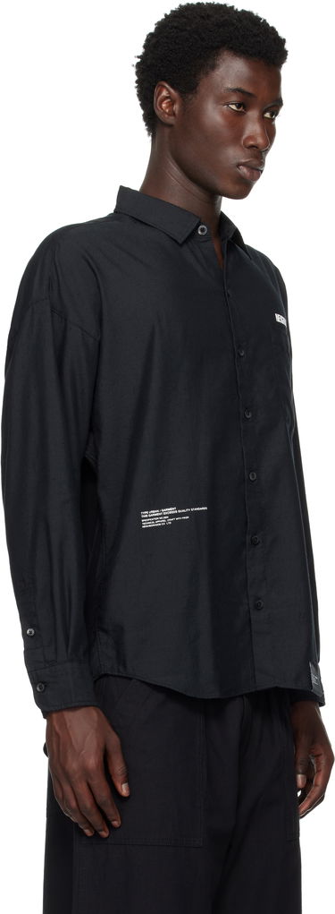 Košeľa Neighborhood Neighborhood Long Sleeve Overshirt Čierna | 251BENH-SHM01, 1