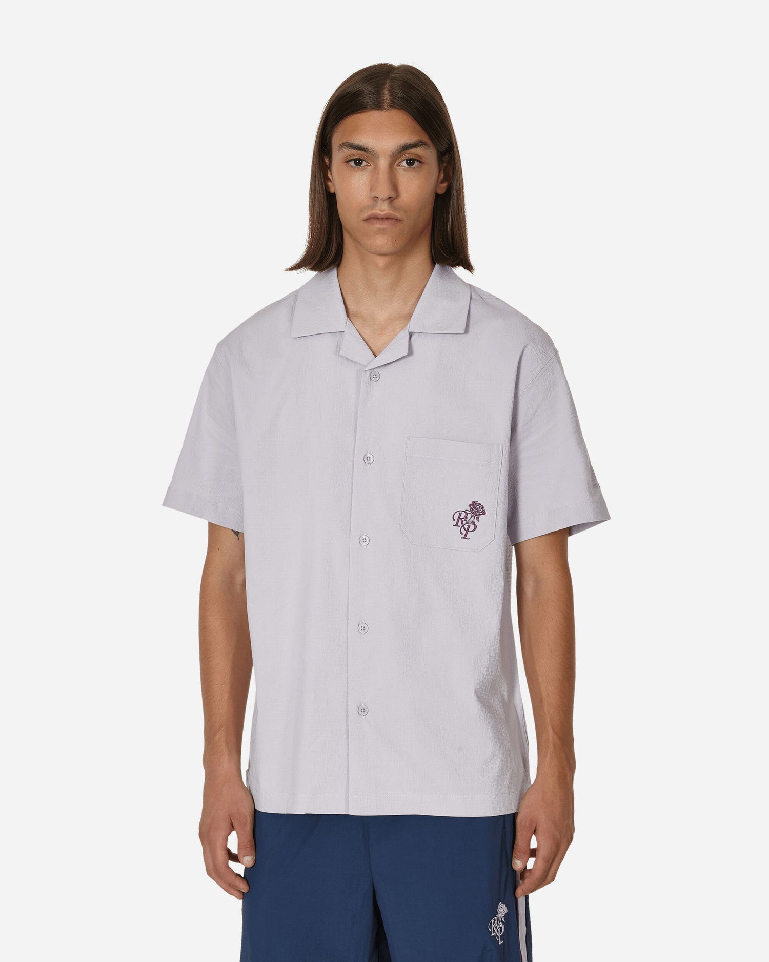 Košeľa New Balance Athletics Rich Paul Camp Collar Shirt Šedá | MT31566GRV, 0