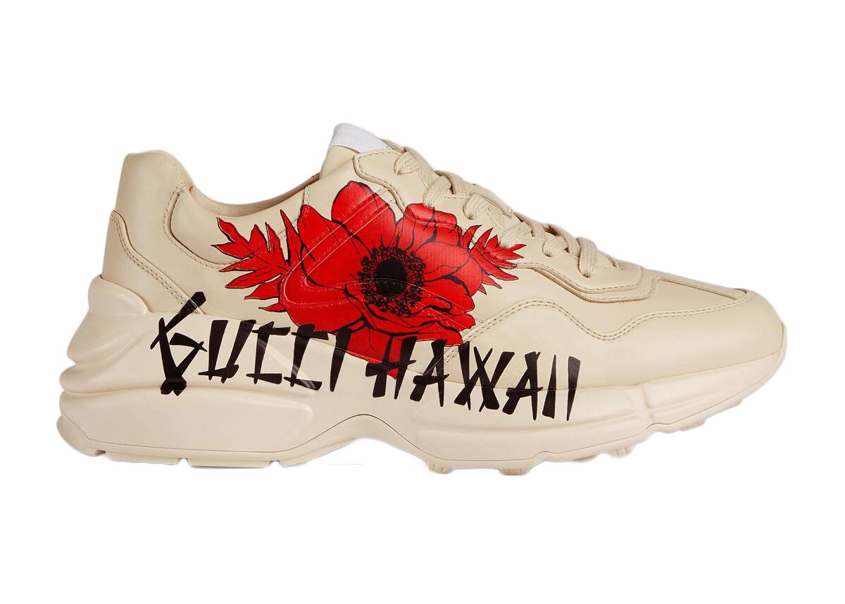 Tenisky a topánky Gucci Rhyton 'Hawaii Print' (W) Béžová | 631708 DRW00 9522, 0