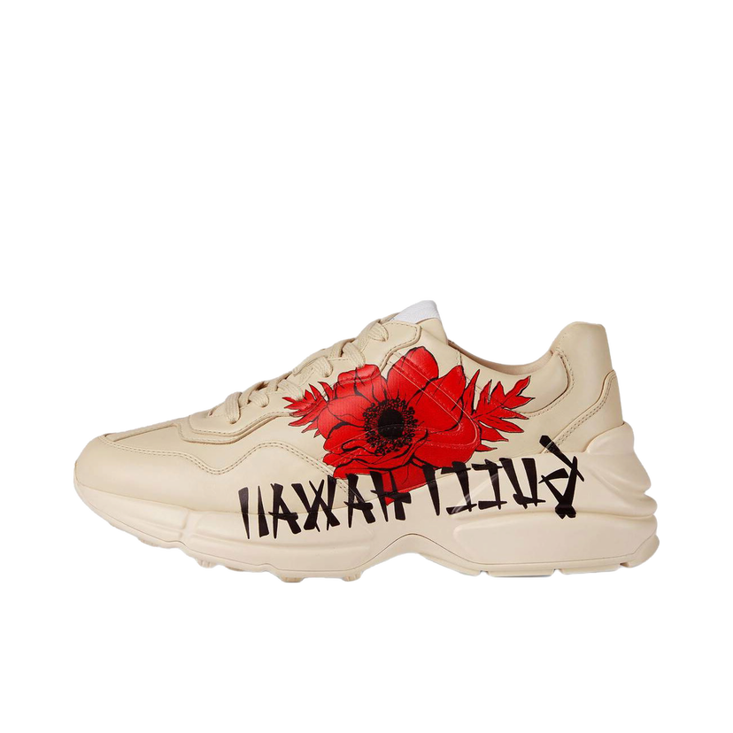 Tenisky a topánky Gucci Rhyton 'Hawaii Print' (W) Béžová | 631708 DRW00 9522