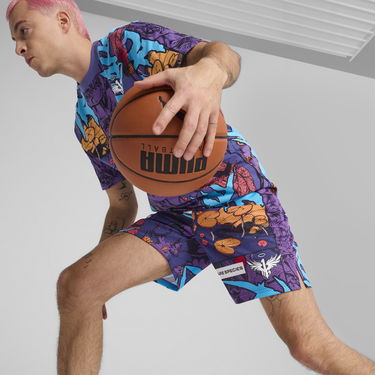 Šortky Puma Melo Phoenix Basketball Shorts Fialová | 630689_01, 1