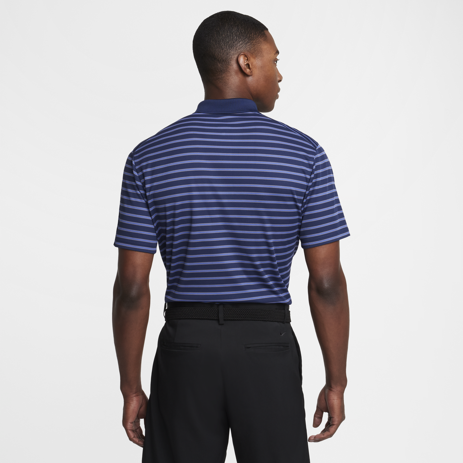 Striped Golf Polo Shirt