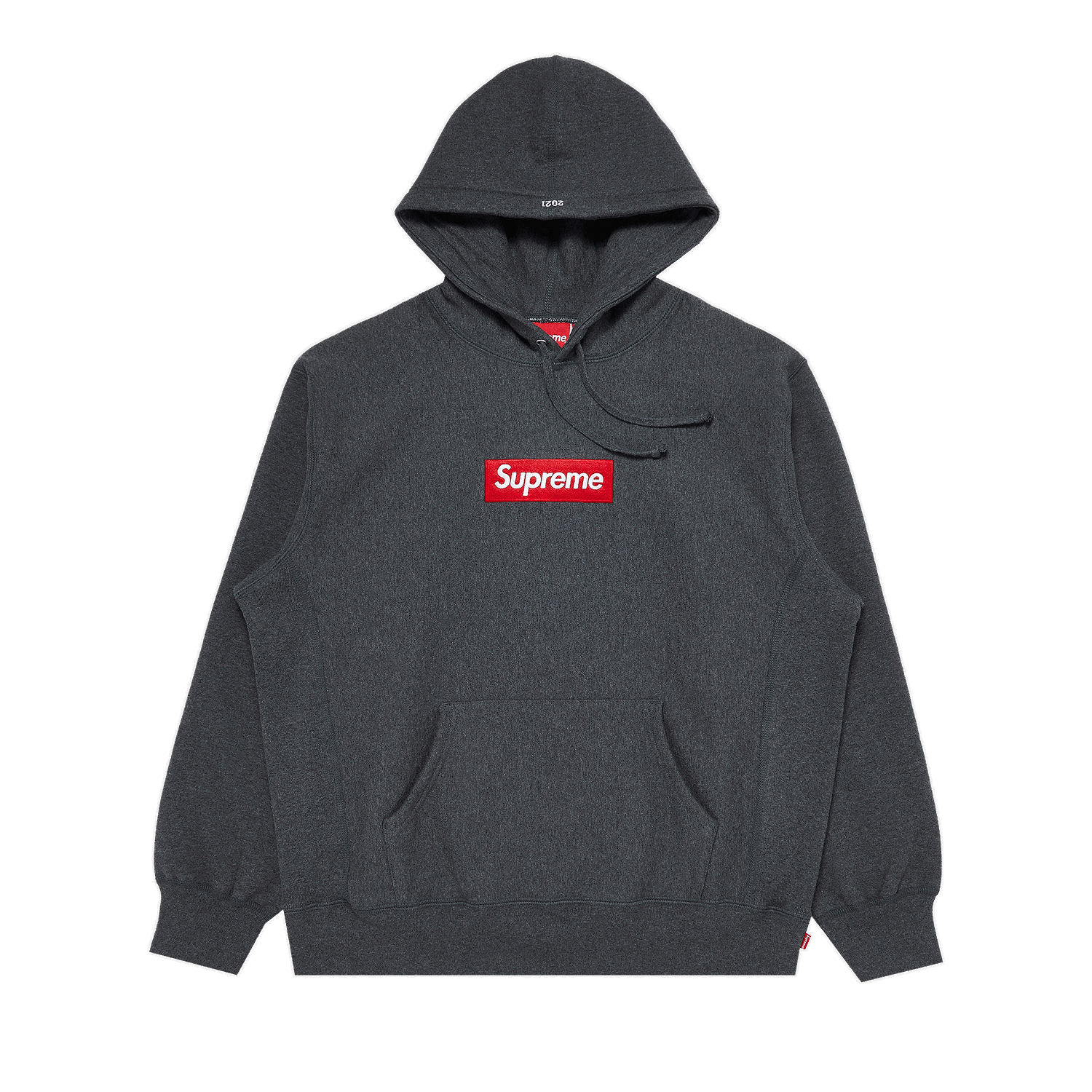 Mikina Supreme Box Logo Hooded Sweatshirt "Charcoal" Čierna | FW21SW35 CHARCOAL, 0