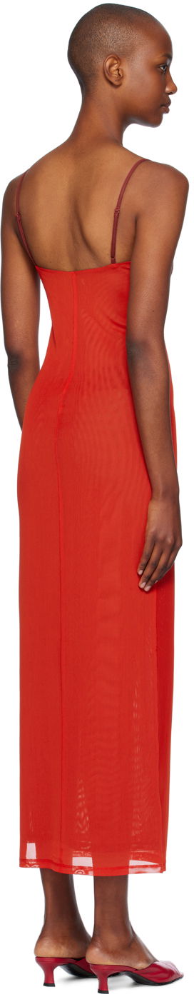 Šaty Miaou Miaou Thais Maxi Dress Červená | 5019PM1RPL, 2