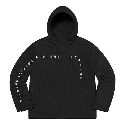 Vetrovka Supreme Curve Logos Ripstop Jacket Čierna | SUP-FW20-162, 0
